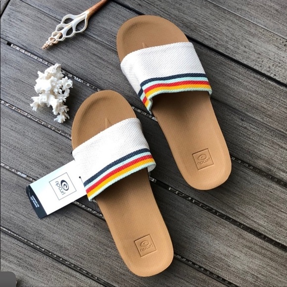 🔆RIP CURL🔆SLIDE SLIP ON’S POOL BEACH SANDALS - Picture 1 of 7